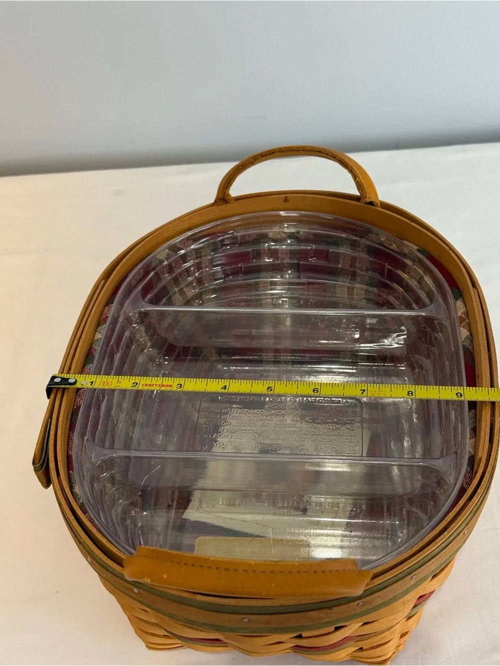Longaberger Autumn Reflections Large Daily Blessings basket set